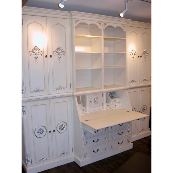 オーダー作品　ロカイユライティングビューロー